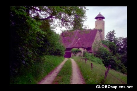 Postcard Arlesheim forest, Switzerland