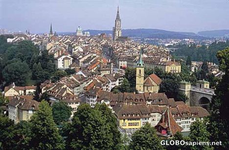 Berna from the top hill.