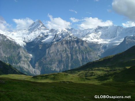 Postcard Swiss Alps