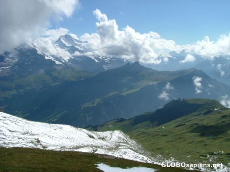 Postcard Swiss Alps