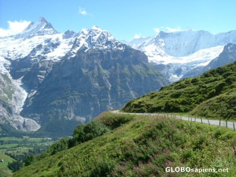 Postcard Swiss Alps