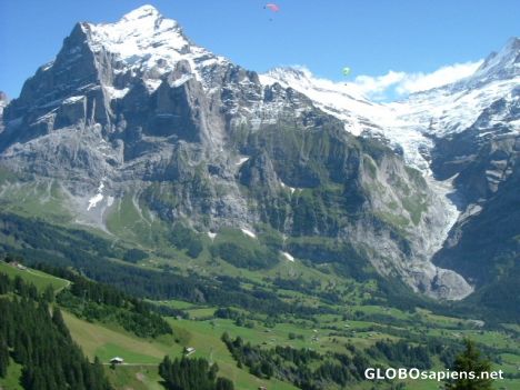 Postcard Swiss Alps