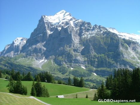 Postcard Swiss Alps