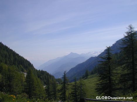 Postcard Swiss Alps - Martigny