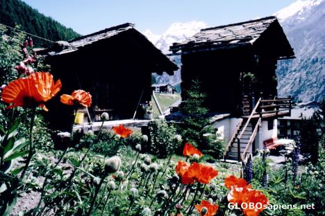 Postcard Mountainous region