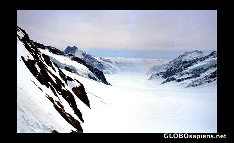 Postcard Jungfraujoch, Switzerland
