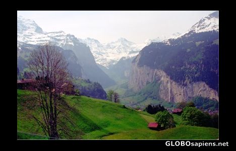 Postcard Lauterbrunnen, Switzerland