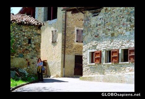 Postcard Carona village, Switzerland