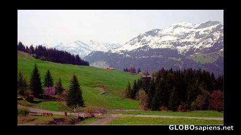 Postcard Wengen, Switzerland