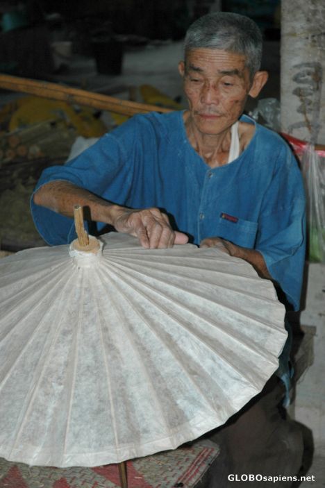 Postcard Umbrella Making