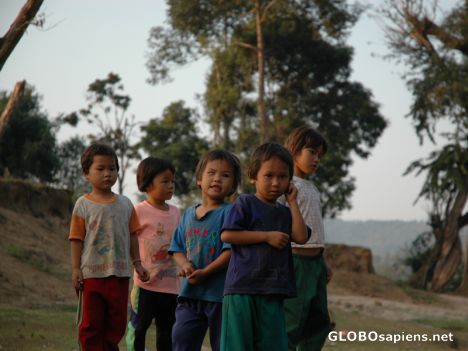 Postcard The Lahu Kids
