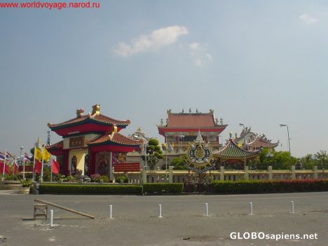 Postcard vihenra sien-chinese temple