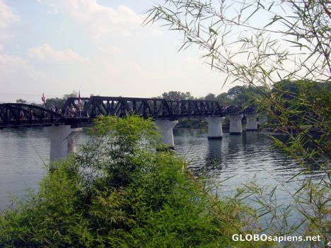 Postcard Bridge over the River Kwai