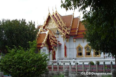 Postcard Wat Benchamabophit - Marble Temple