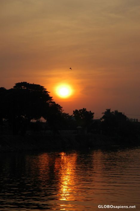 Postcard A beautiful sunset...
