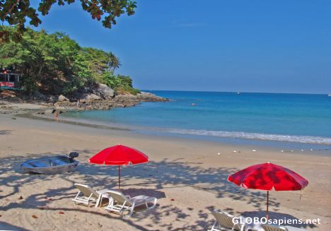 Postcard Kata Beach Phuket post tsunami