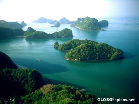 Postcard Angtong Islands nat'l park