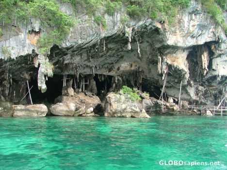 Postcard Viking Cave