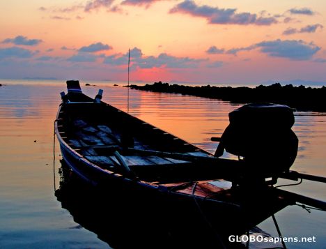 Postcard Five Islands Sunset