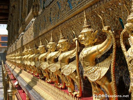 Postcard Closeup - Guardians of the Temple
