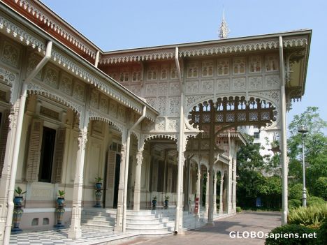 Postcard Vimanmek Teak Mansion - Foyer