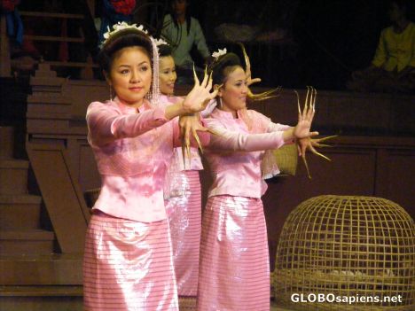 Postcard Thai Traditional Dance