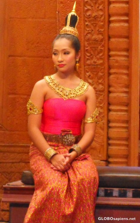 Postcard Thai woman