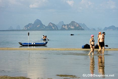 Postcard Mid-Afternoon on Koh Lawa, Phangnga Bay