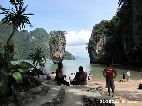 Postcard tourists @ James Bond Island