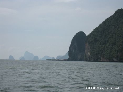 Postcard typical view @ phang nga bay