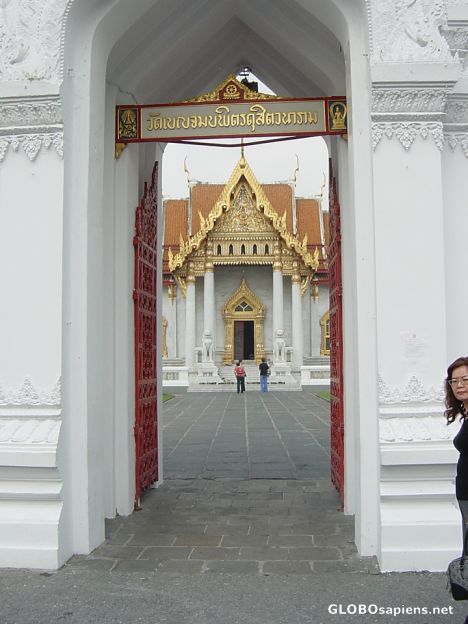 Postcard Entrance to the 24hr temple