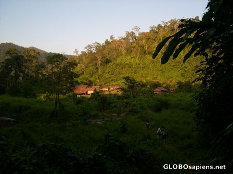 Postcard Pentaweh Village - Lahu Tribe