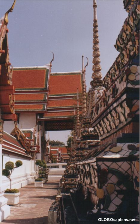 Postcard Wat detail
