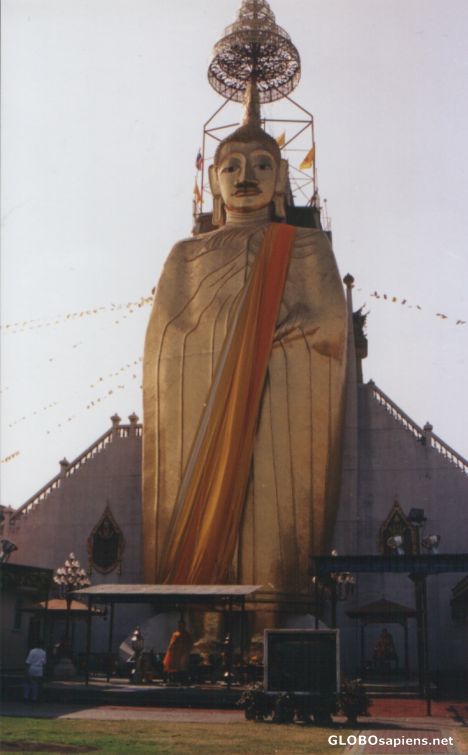 Postcard Standing Buddha