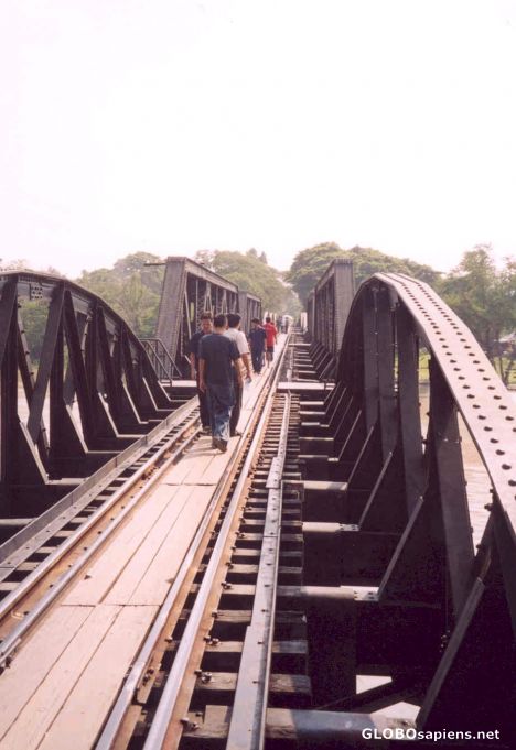 Postcard Another view of the River Kwai bridge