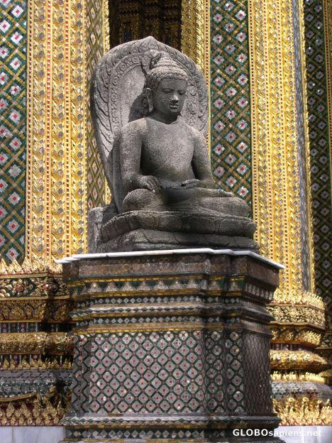 Postcard Stone Buddha