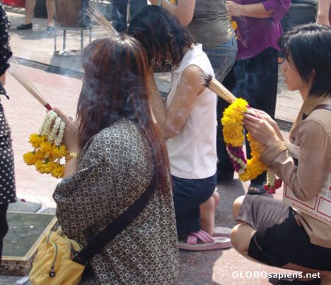 Postcard Prayers at the Erewan Shrine