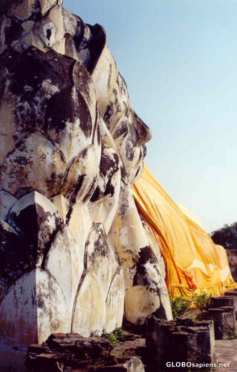 Postcard Reclining Buddha