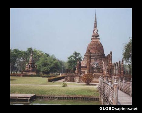 Postcard Sukhothai´s Chedi.