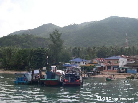 Postcard Ko Tao Docks