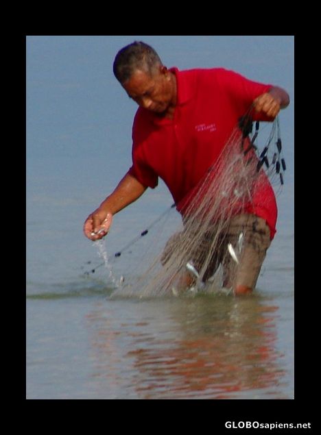 Postcard Fishing outside Ban Loma
