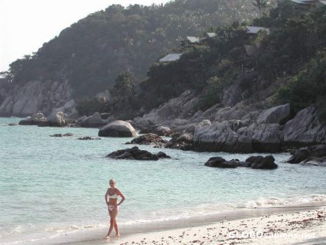 Postcard Beautiful Beach in Thailand