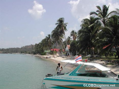 Postcard View from Bophut pier