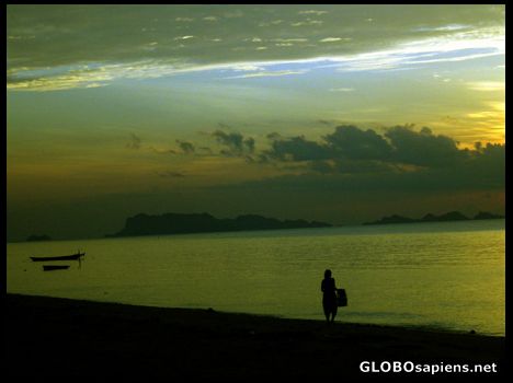Postcard Sunset from Ban Loma Beachfront Samui