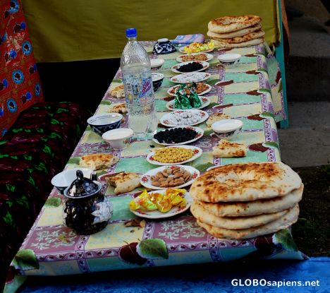 Postcard Clebration table