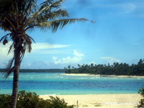 Postcard North end of Lifuka Island