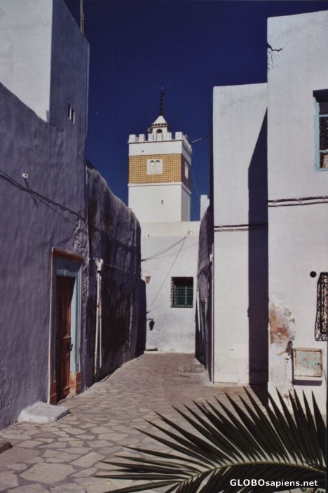 Postcard narrow street in the old town