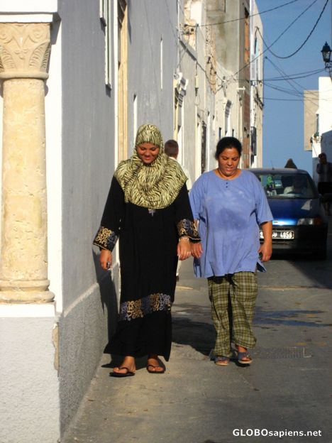 Postcard Women of the Medina 2