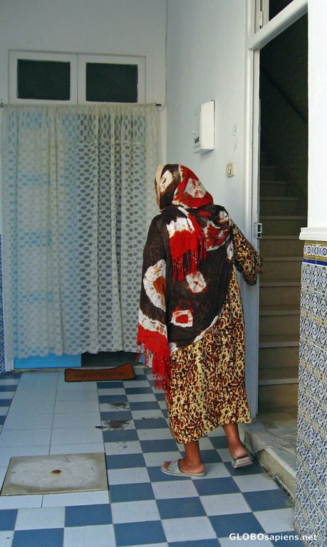 Postcard Women of the Medina 6