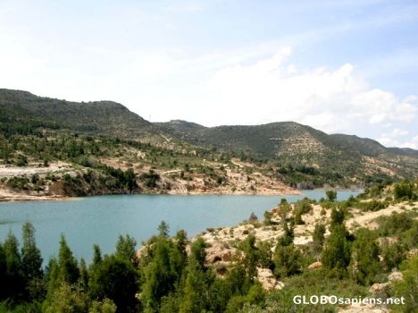 Postcard The lake